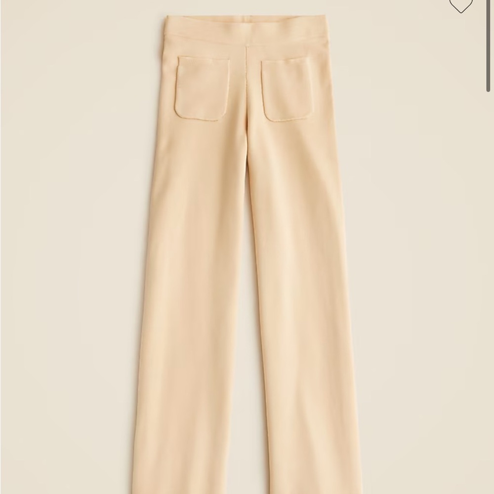 NWT J. Crew Aged Parchment Sailor Pants  in TENCEL™ lyocell blend XS